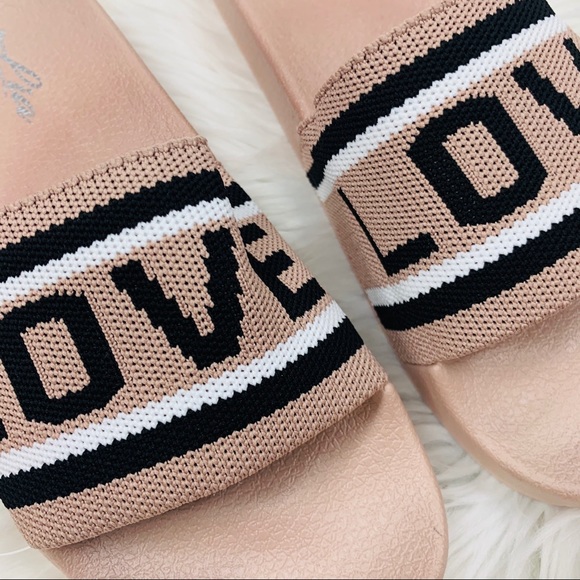 Nude LOVE knit slide - Picture 4 of 7